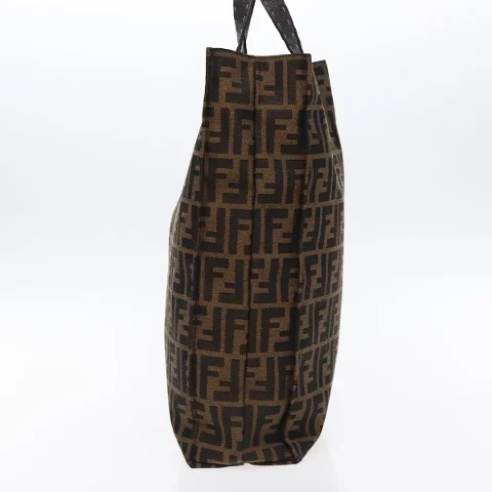 Fendi Vintage Pre-owned Canvas fendi-bags Brown Dames