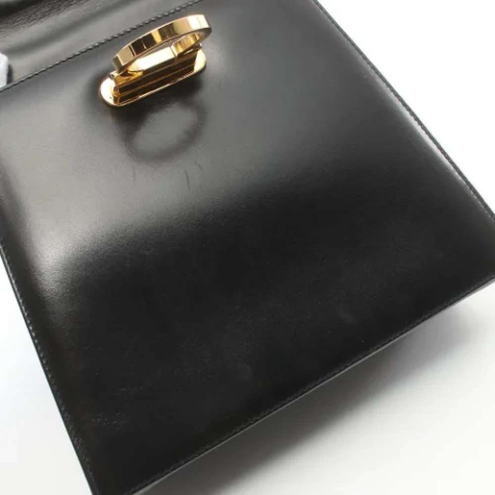 Salvatore Ferragamo Pre-owned Leather handbags Black Dames