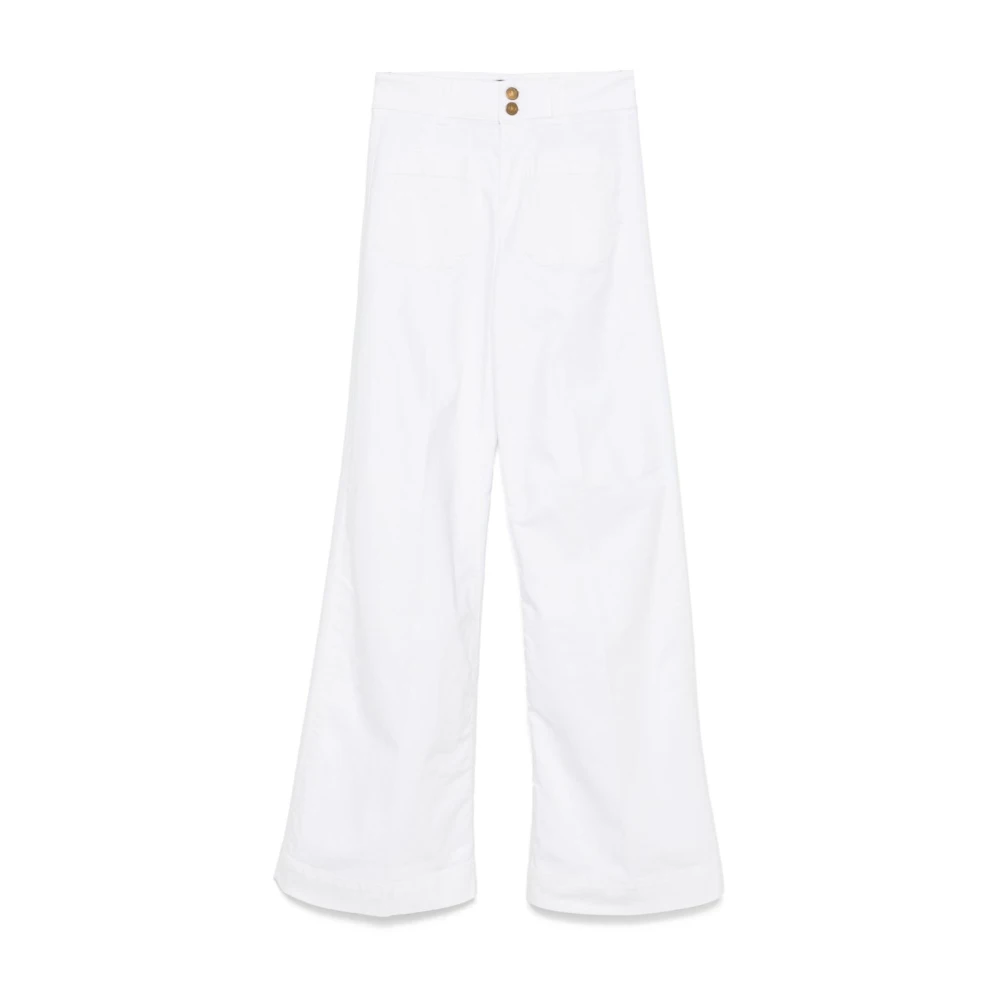 Seafarer Donna Bianco - Pantaloni A Gamba Larga - Trousers - W29