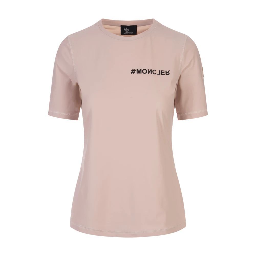 Moncler T-Shirts Pink Dames