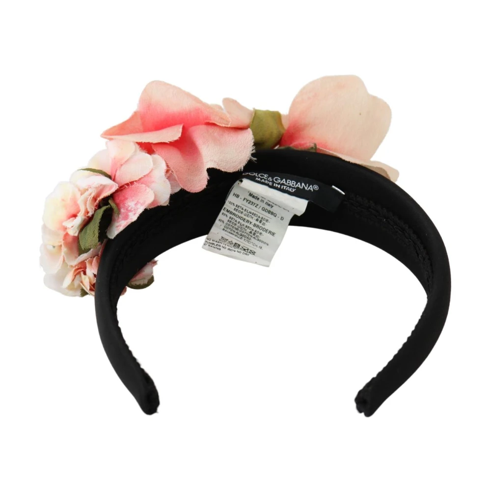 Dolce & Gabbana Luxe Bloemen Haarband Tiara Multicolor Dames