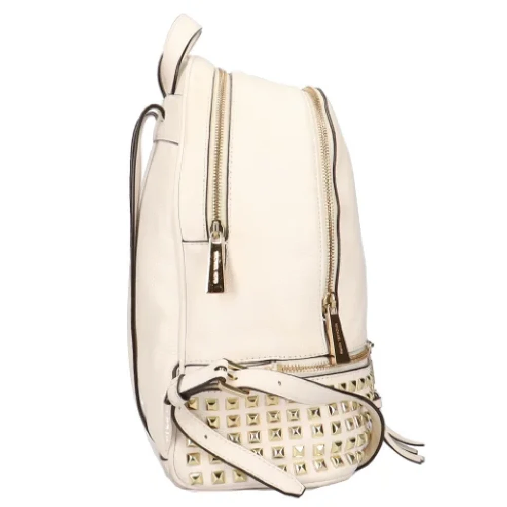 Michael Kors Pre-owned Fabric backpacks Beige Dames