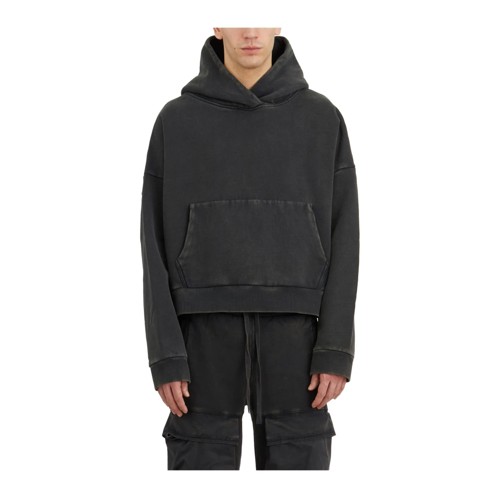 Entire Studios Zwart Heavy Hooded Sweater Black Heren