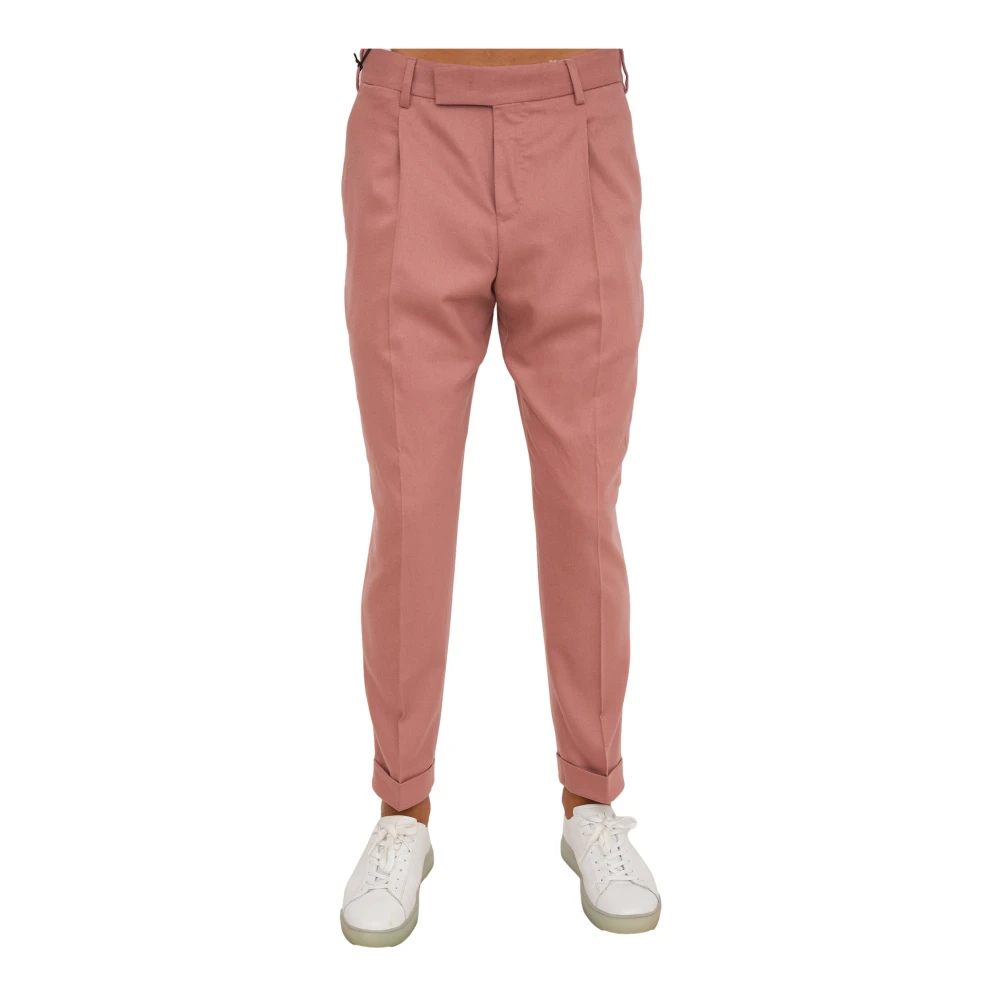PT Torino Pantalone Stijlvolle Broek Pink Heren