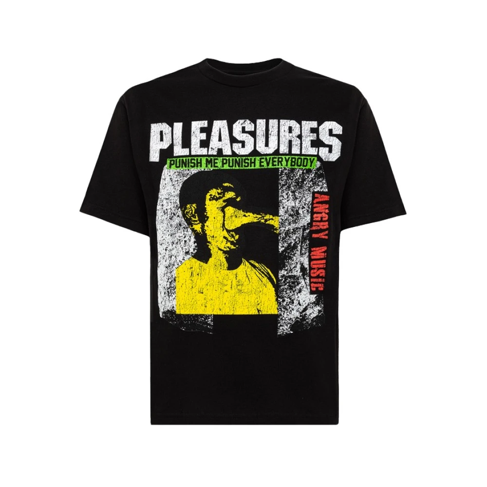 Pleasures T-Shirts Black Heren