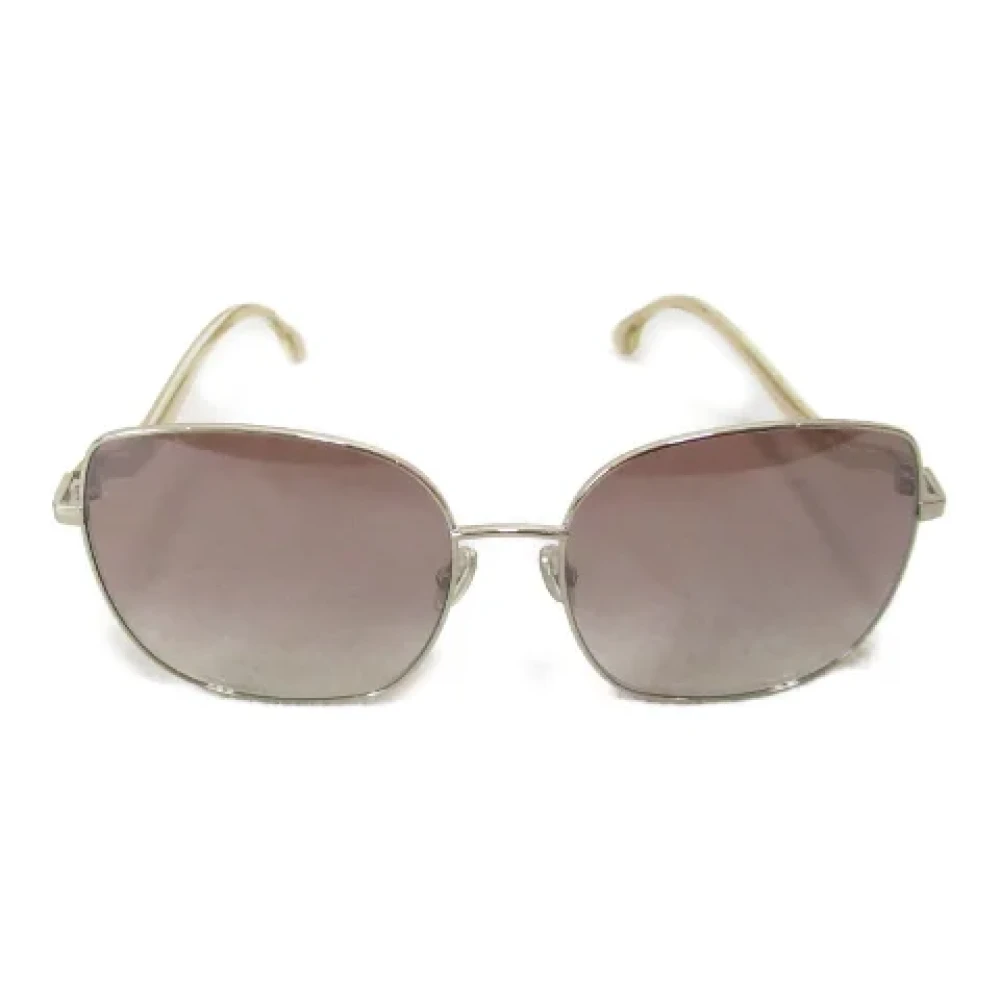 Jimmy Choo Pre-owned Plastic sunglasses Brown Dames