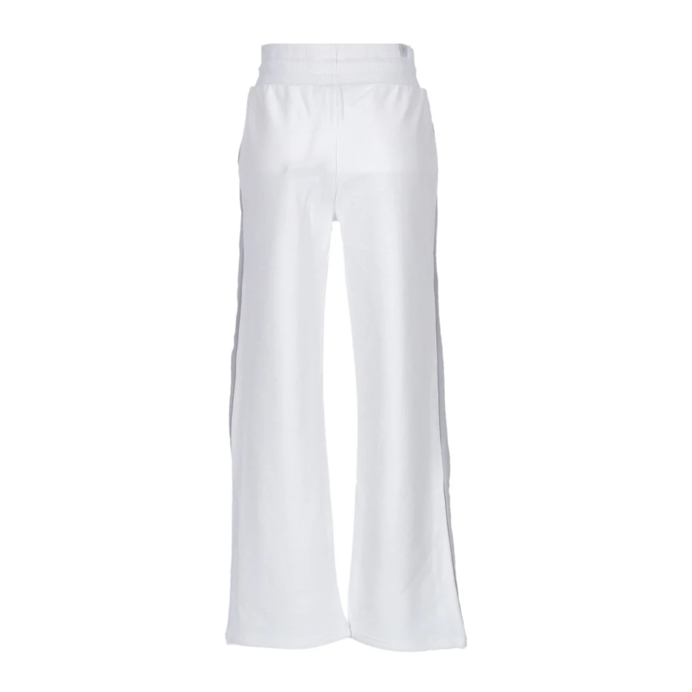 Puma Witte Lichtgewicht Trainingspak Straight Broek White Dames