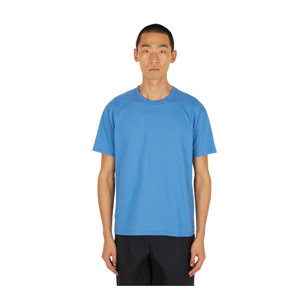 Meta Campania Collective Peter T-Shirt Hoogwaardig katoenen jersey weefsel Blue Heren
