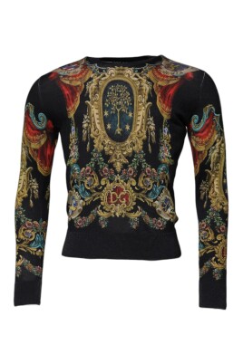 black-heraldic-silk-round-neck-sweater