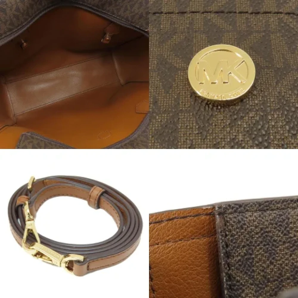 Michael Kors Pre-owned Fabric totes Brown Dames