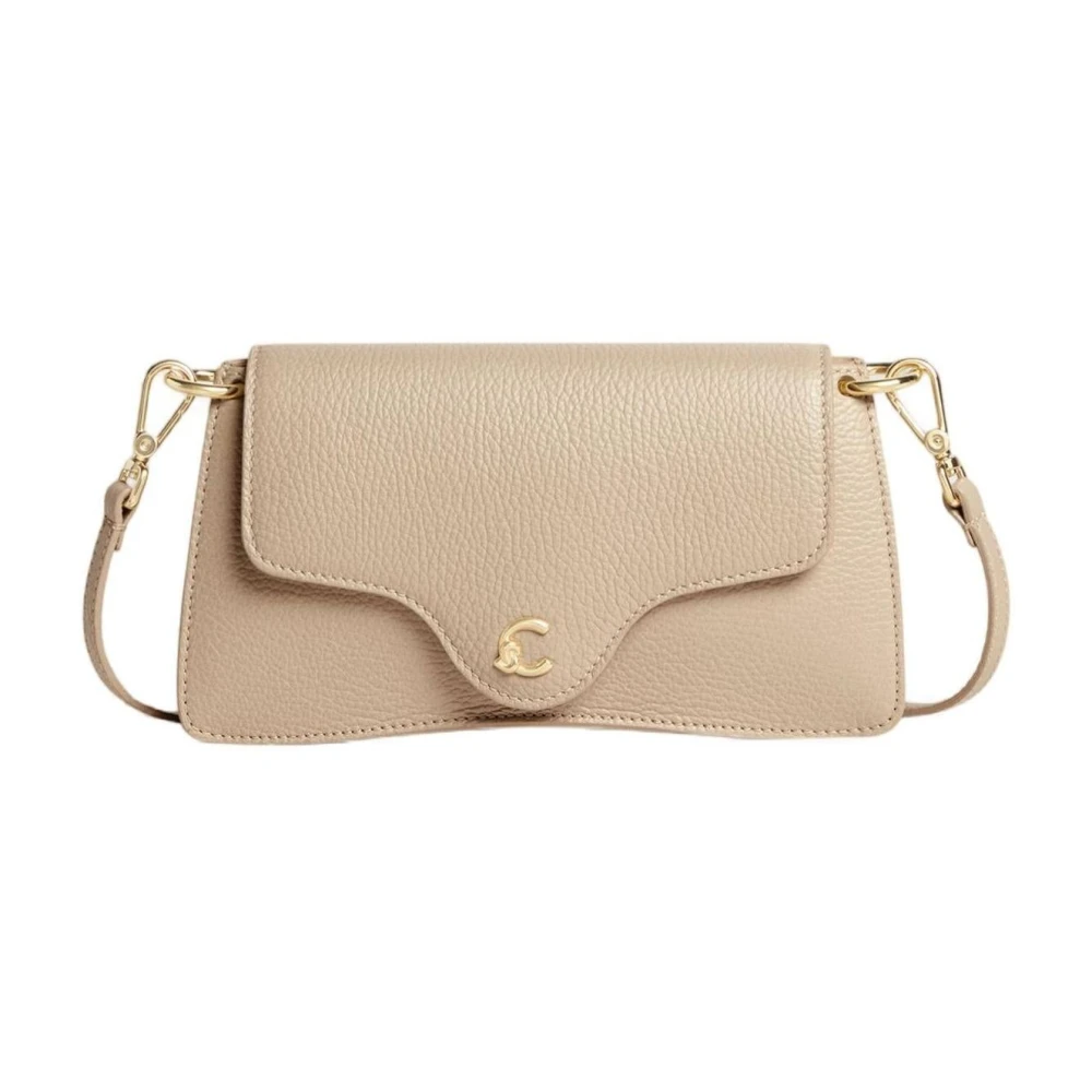 Coccinelle C-Me Mini - Female - Shoulder Bags - Beige - One Size - Bags