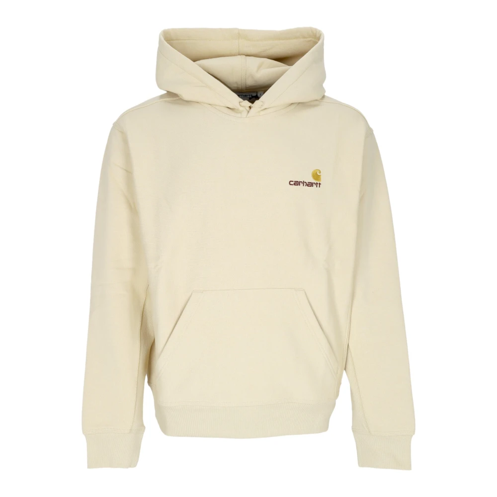 Carhartt WIP Hoodie met Amerikaans Script Beige Heren
