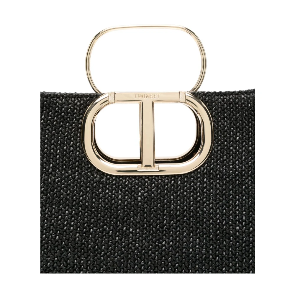 Twinset Zwarte tassen voor een stijlvolle uitstraling Black Dames