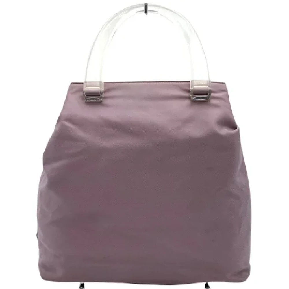 Prada Vintage Pre-owned Fabric prada-bags Purple Dames