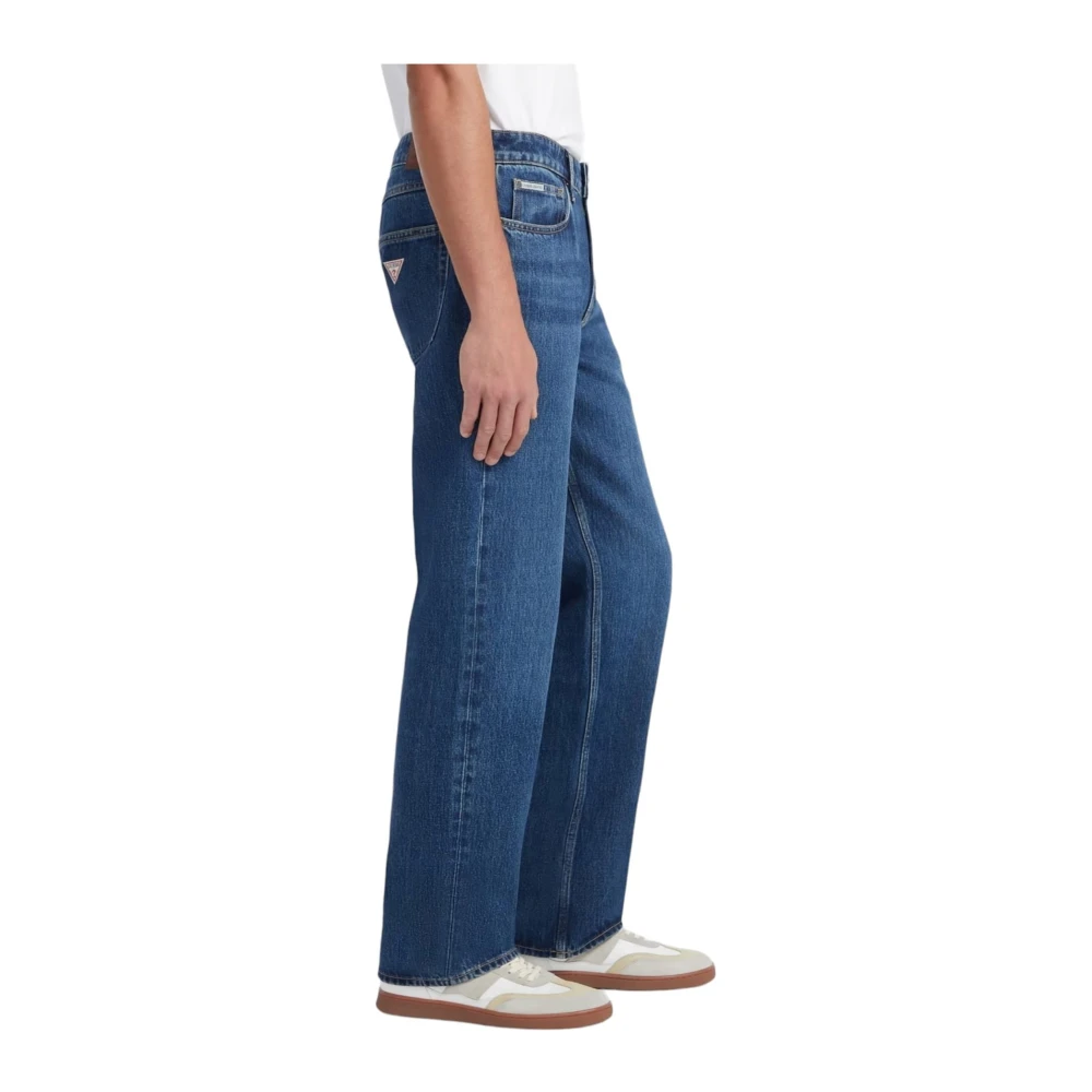 Guess Slim-fit Denim Broek Blue Heren