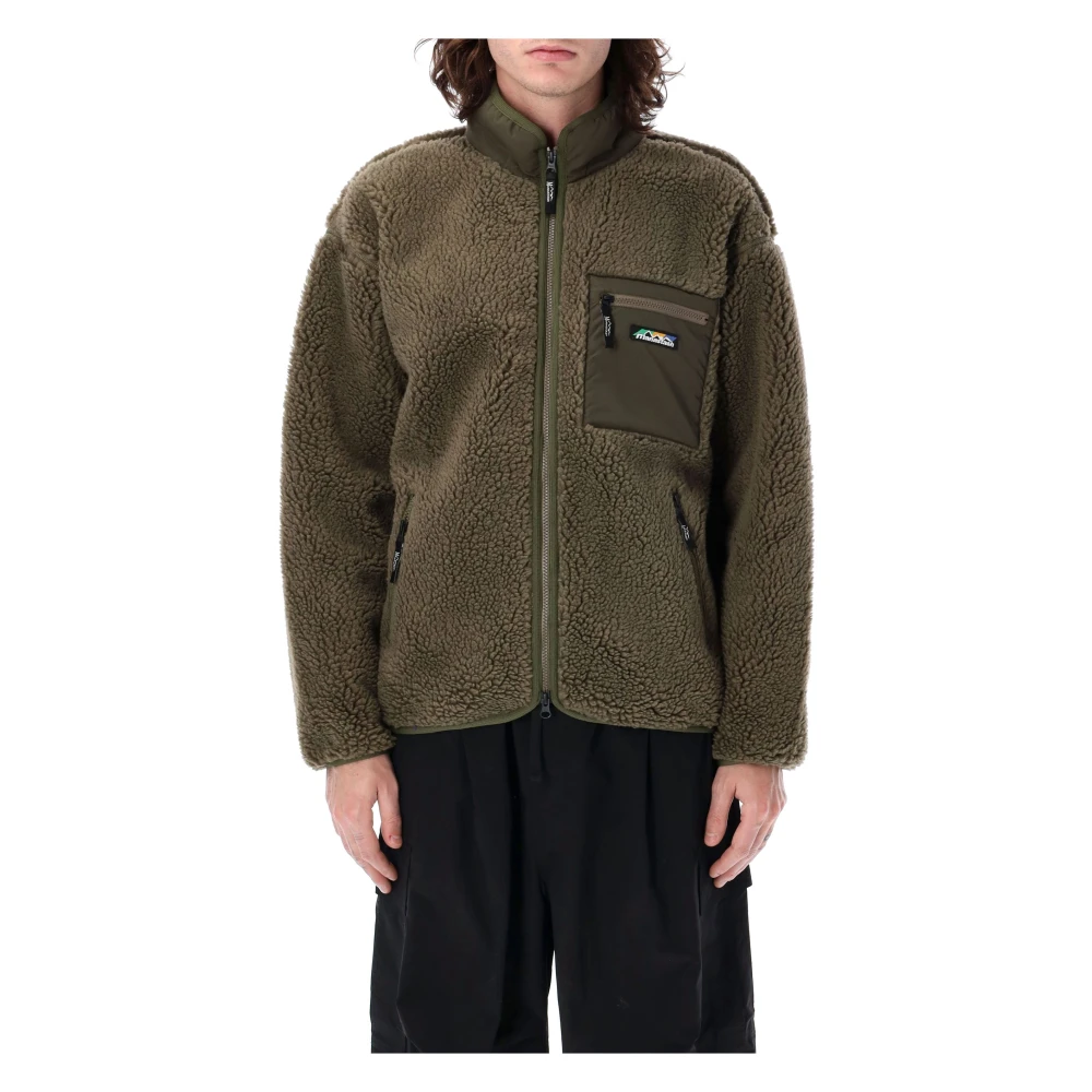 Manastash Khaki Fleece Jas Aw24 Green Heren
