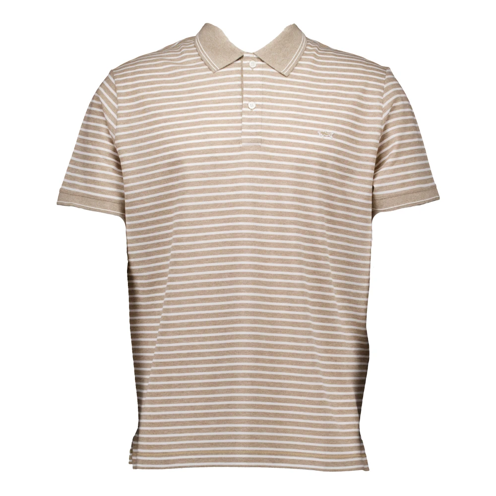 PAUL & SHARK Katoenen Piqué Polos in Beige Heren