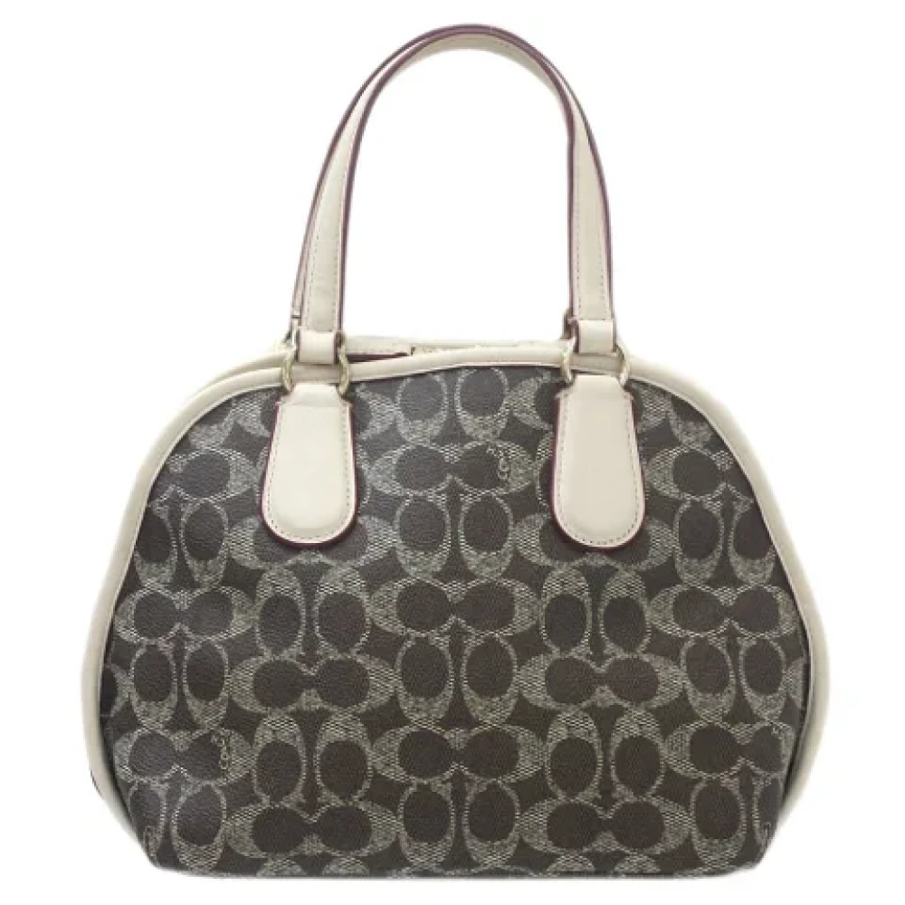 Coach Pre-owned Fabric handbags Brown Dames