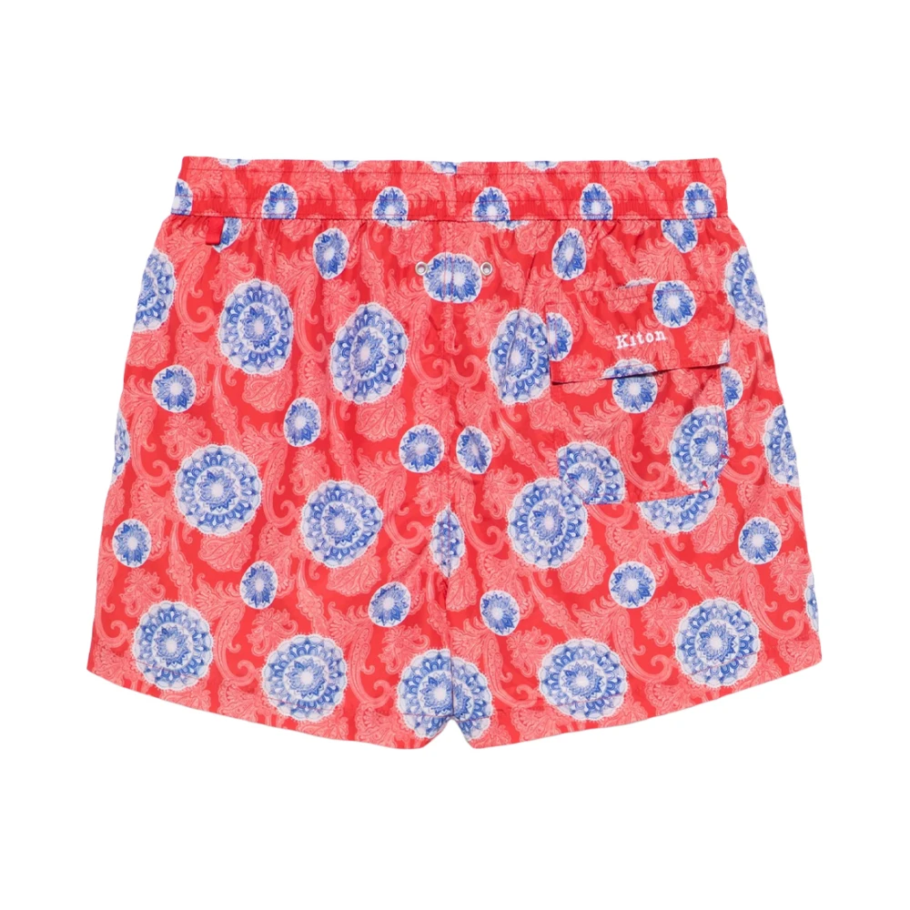 Kiton Rode Polyester Stijlvolle Top Red Heren