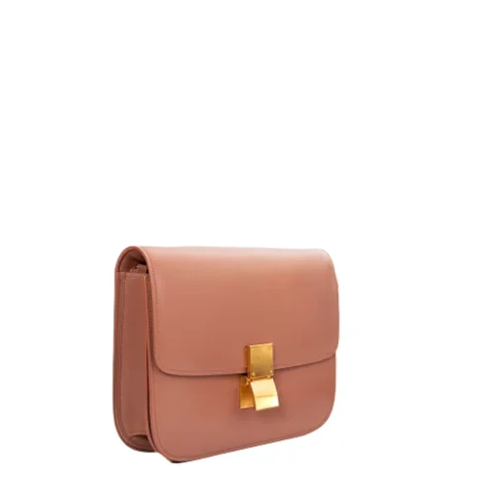 Celine Vintage Pre-owned Leather celine-bags Pink Dames