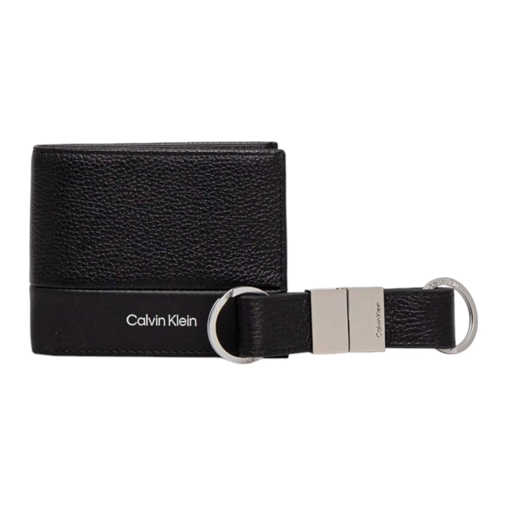 Calvin Klein Jeans Men's Black Gs Bifold 5Cc Keyfob
