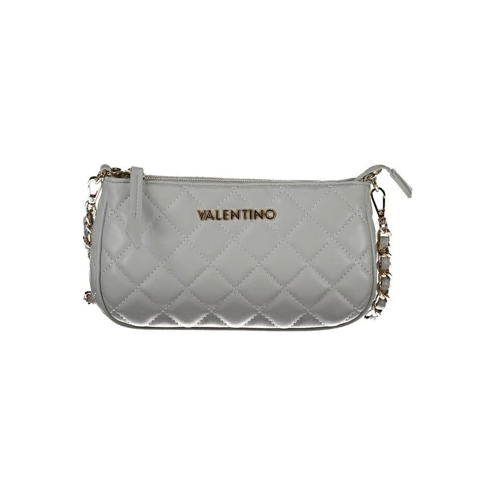 Valentino By Mario Valentino Women's Gray Handbag With Chain Strap