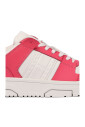 white-pink-leather-sneakers-lace-up-round-toe