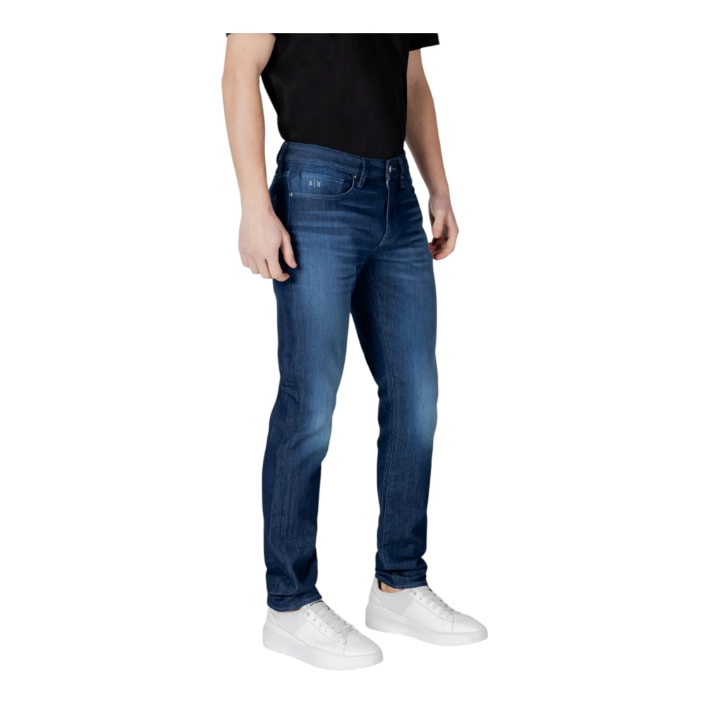 Armani Exchange Skinny en Super-Skinny Heren Jeans Collectie Blue Heren