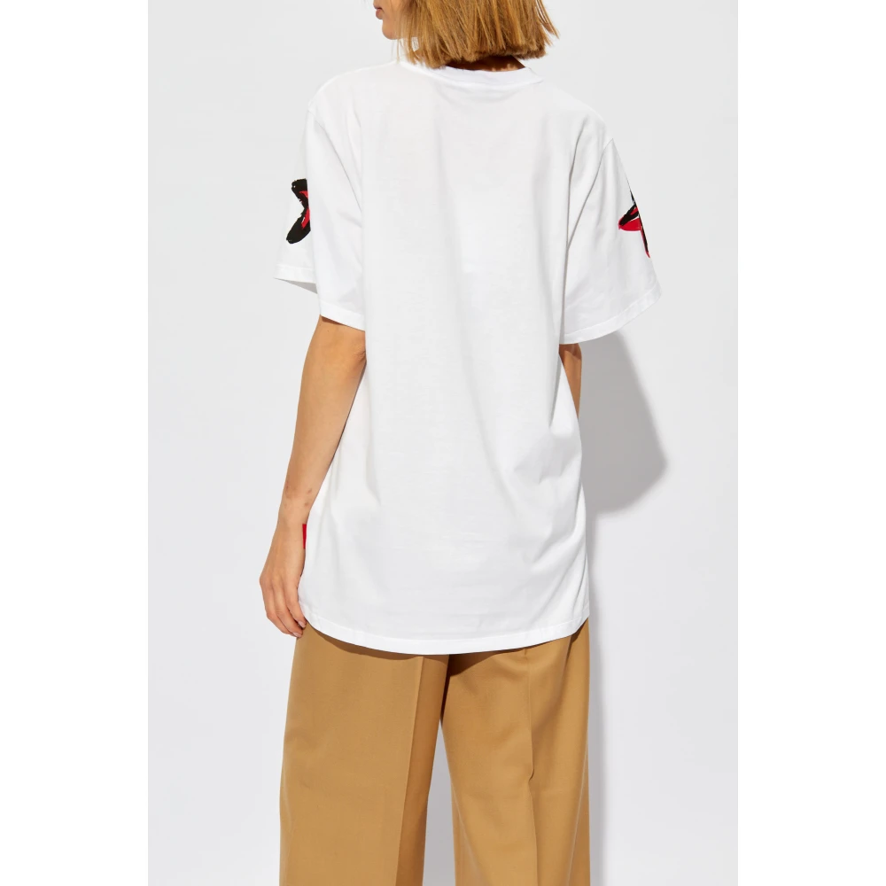 Max Mara T-shirt 'Mara' White Dames