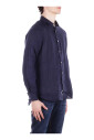 chemise-bleue-a-boutons-en-lin