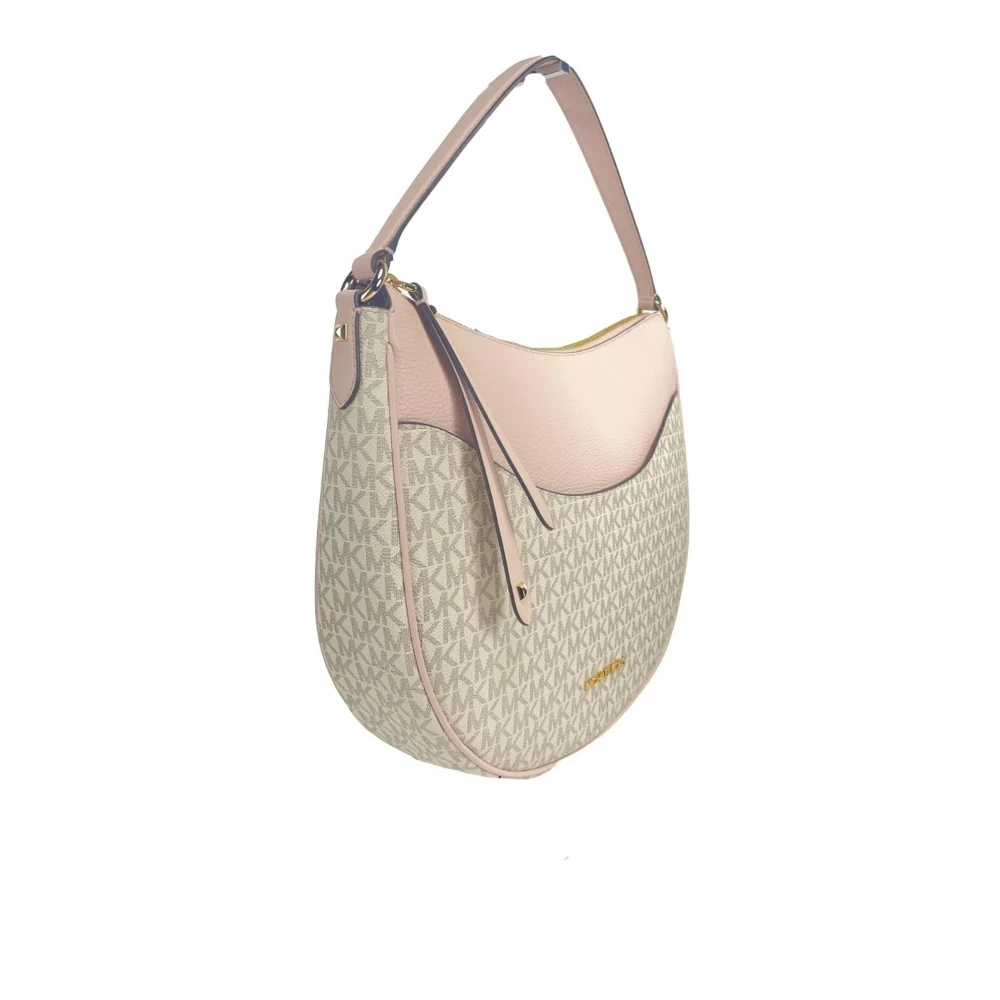 Michael Kors Stijlvolle Crossbody Tas met Kaartsleuven Beige Dames