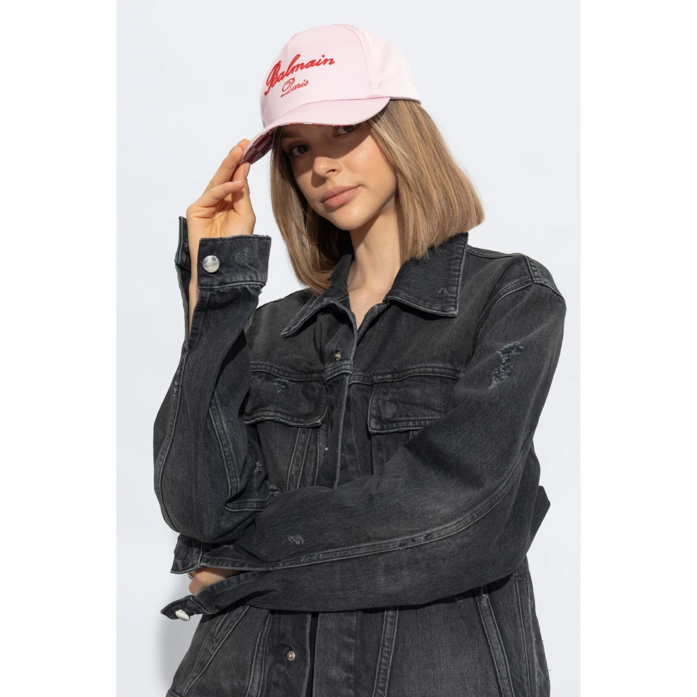 Balmain Pet met klep Pink Dames