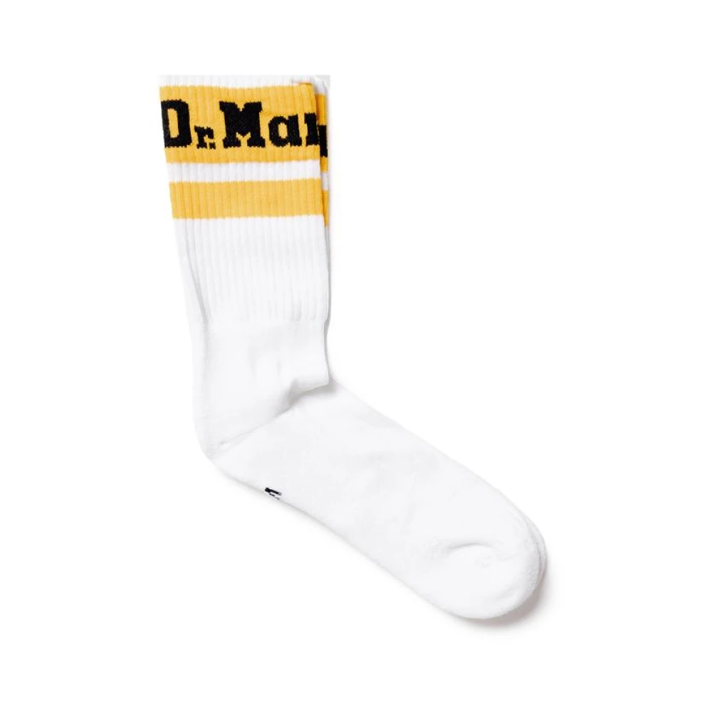 Dr. Martens Women's White Stripe Socks Athletic