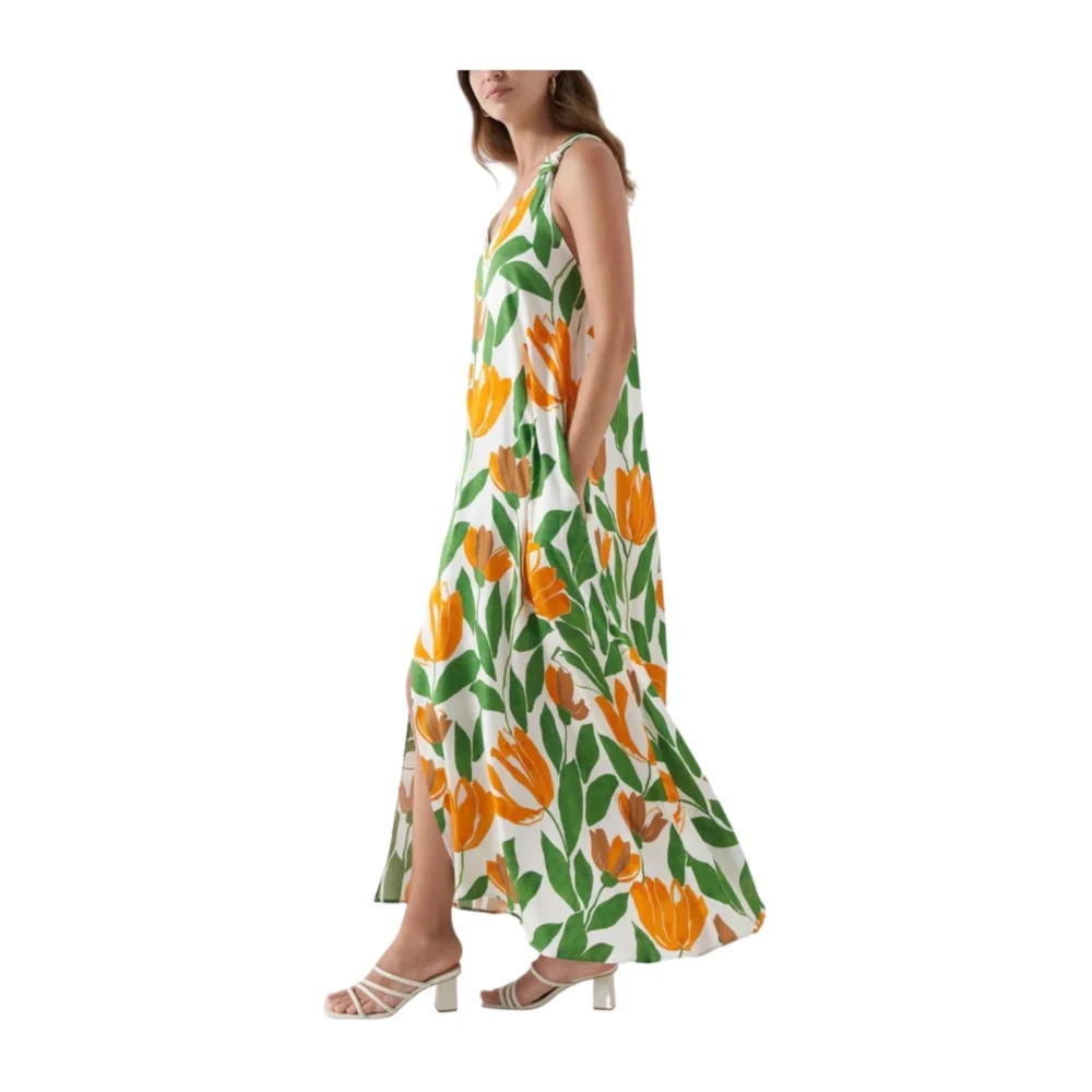 Salsa Bloemen A-Lijn Jurk Multicolor Dames