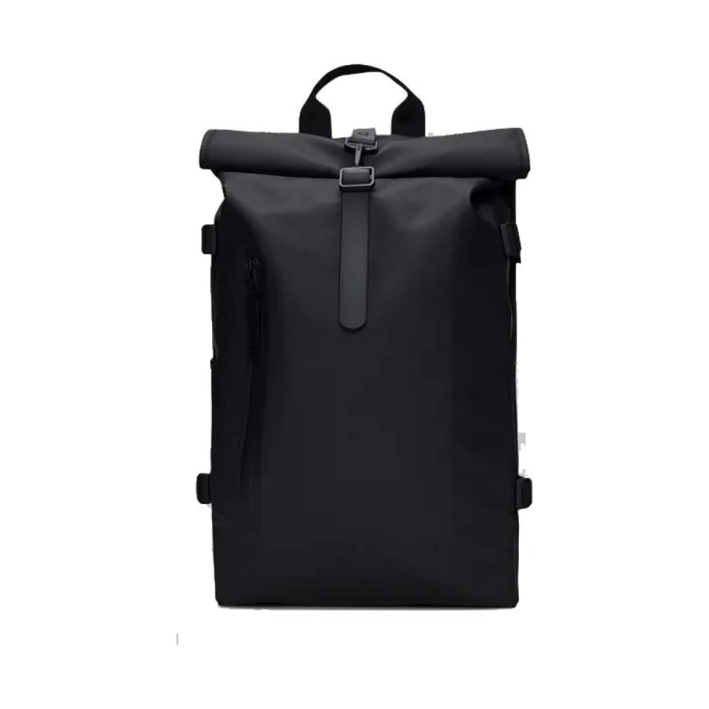 Rains Rolltop Rucksack Large W3 - Male - Backpacks - Black - One Size - Bags