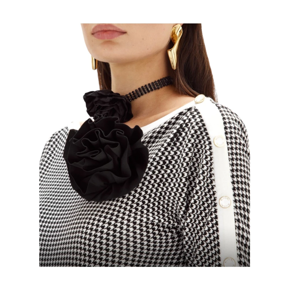 Blugirl Stijlvolle Gebreide Top Black Dames