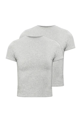 Bomullstrikå 2-pack T-shirt