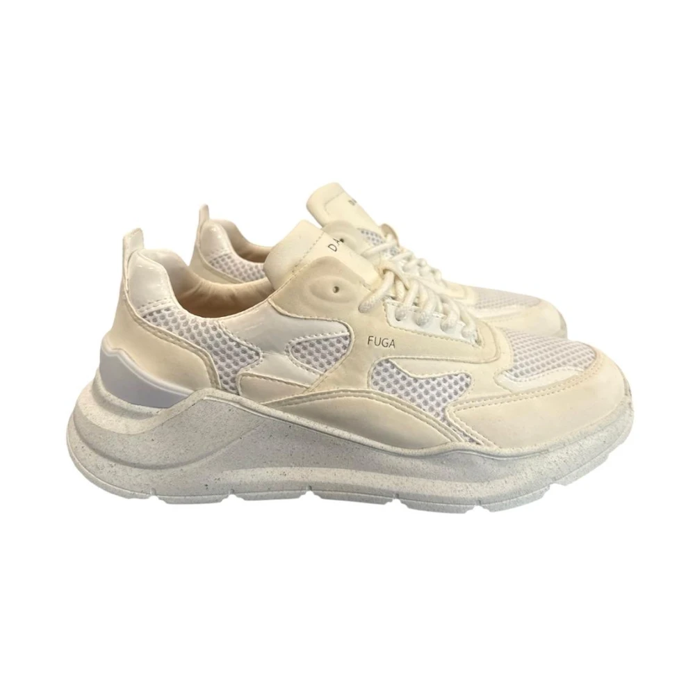 D.a.t.e. Women's White Sneakers,, Stylish Trainers Size 6 Uk
