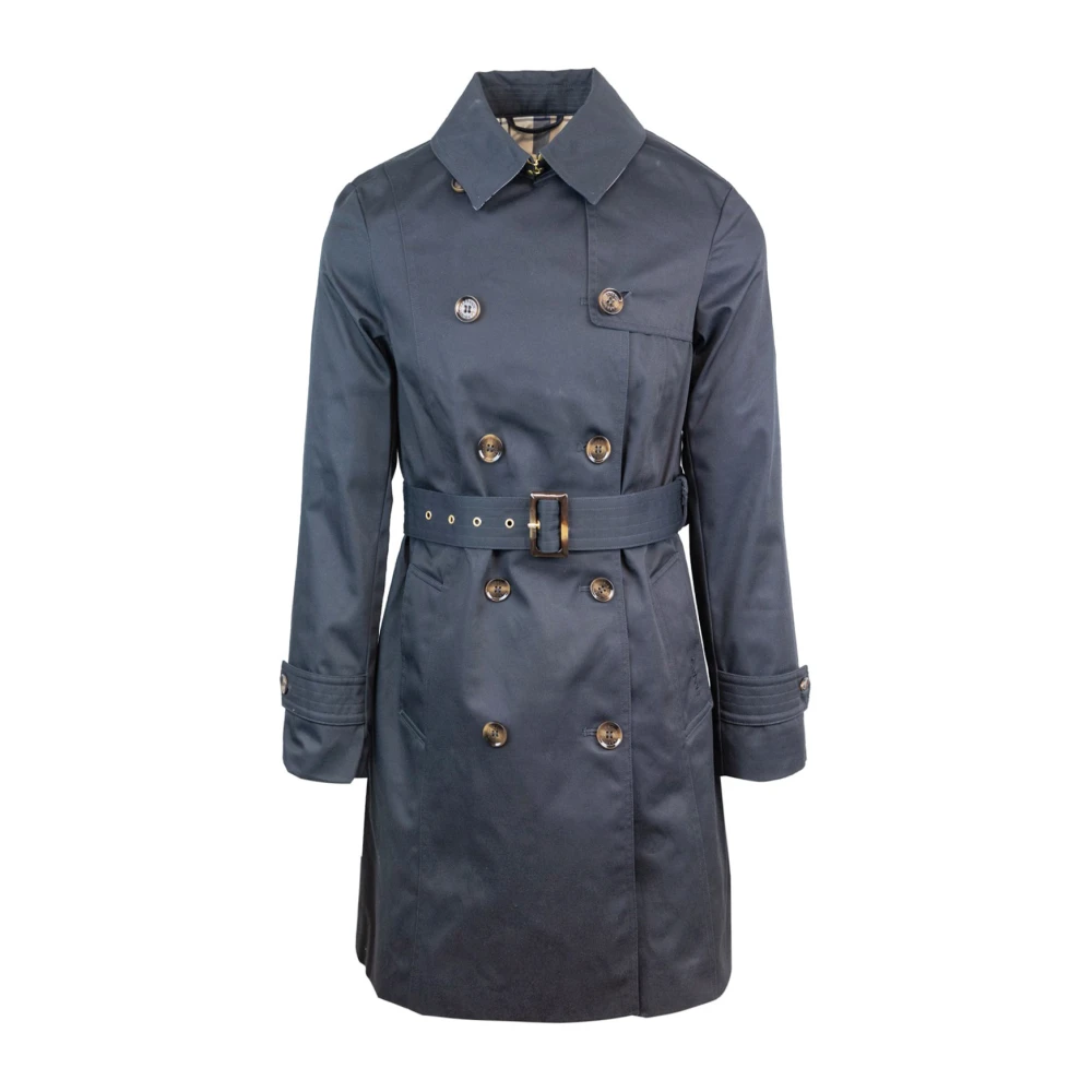 Barbour Trench Coats Blue Dames