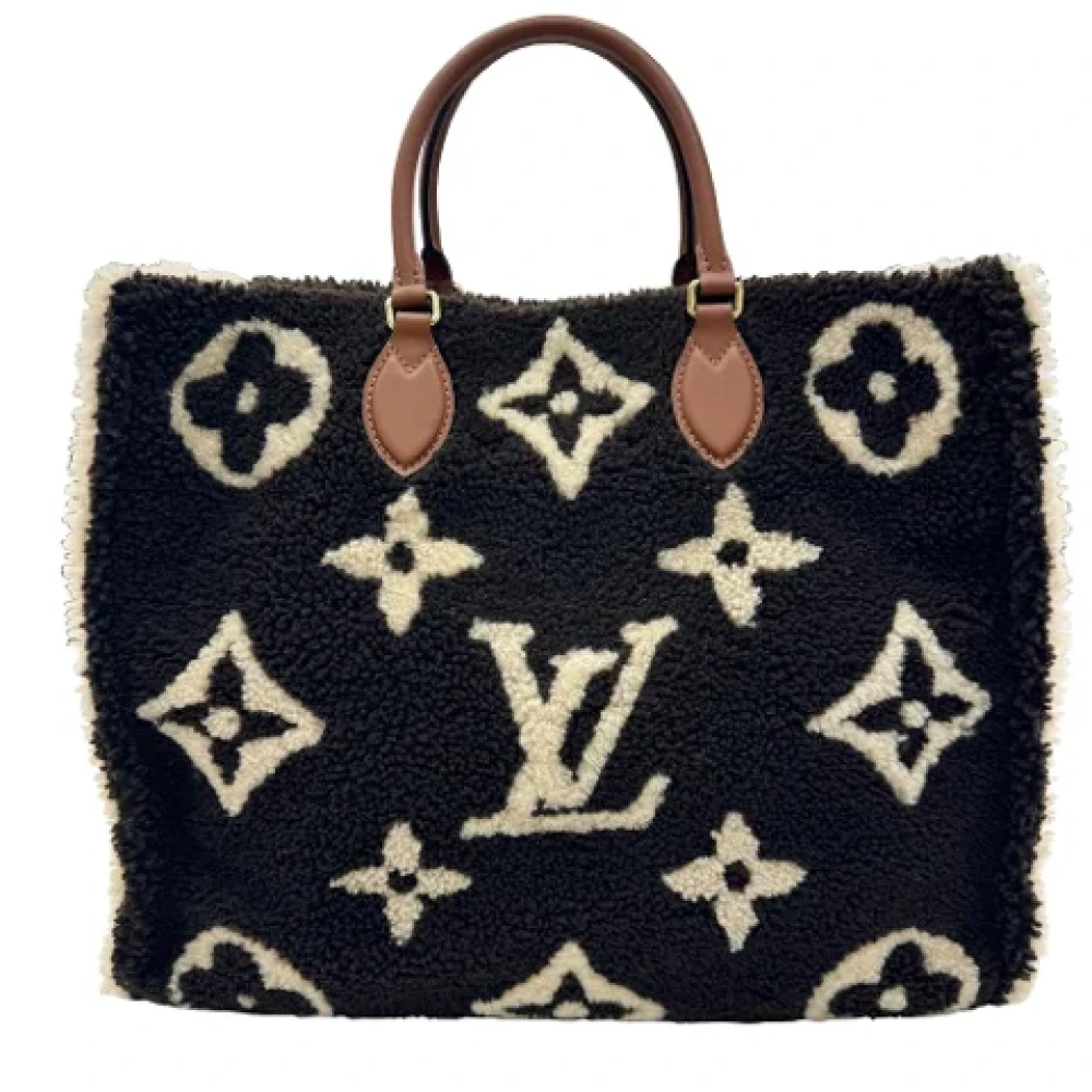 Louis Vuitton Vintage Pre-owned Fabric handbags Black Dames