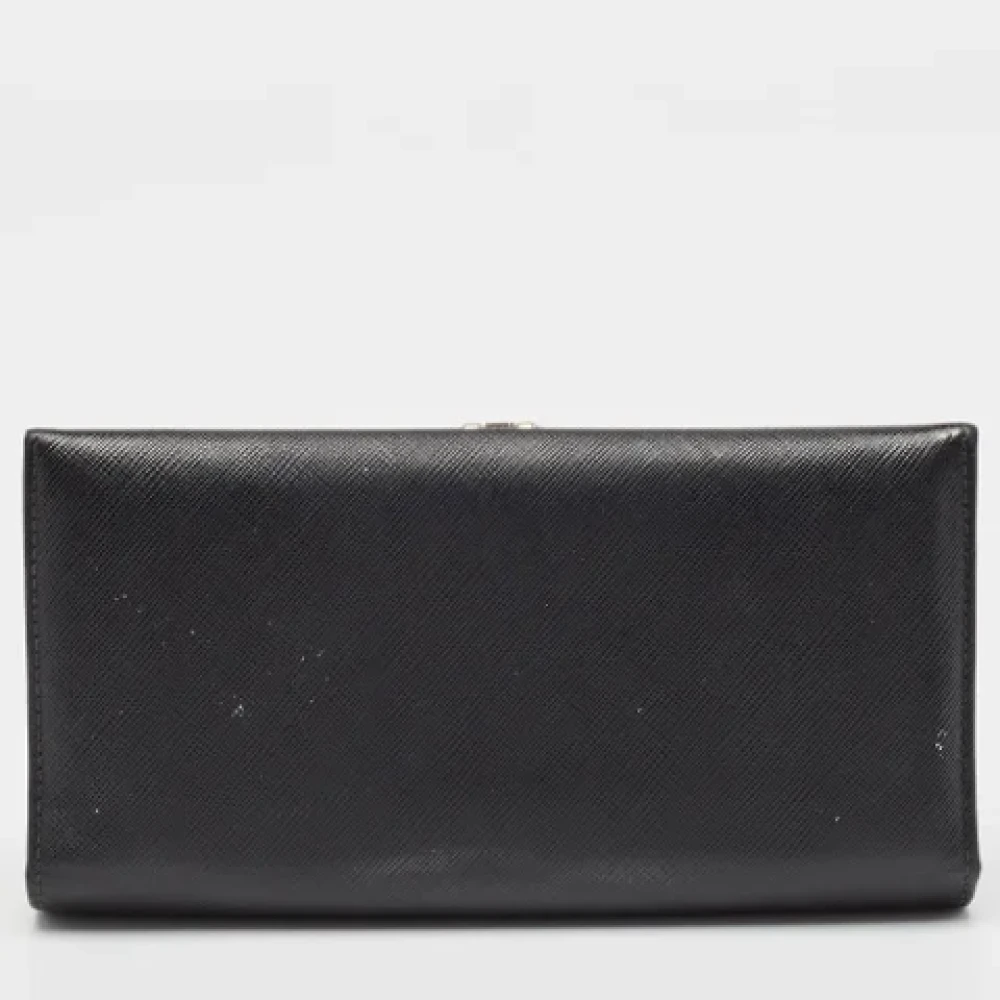 Salvatore Ferragamo Pre-owned Leather wallets Black Dames