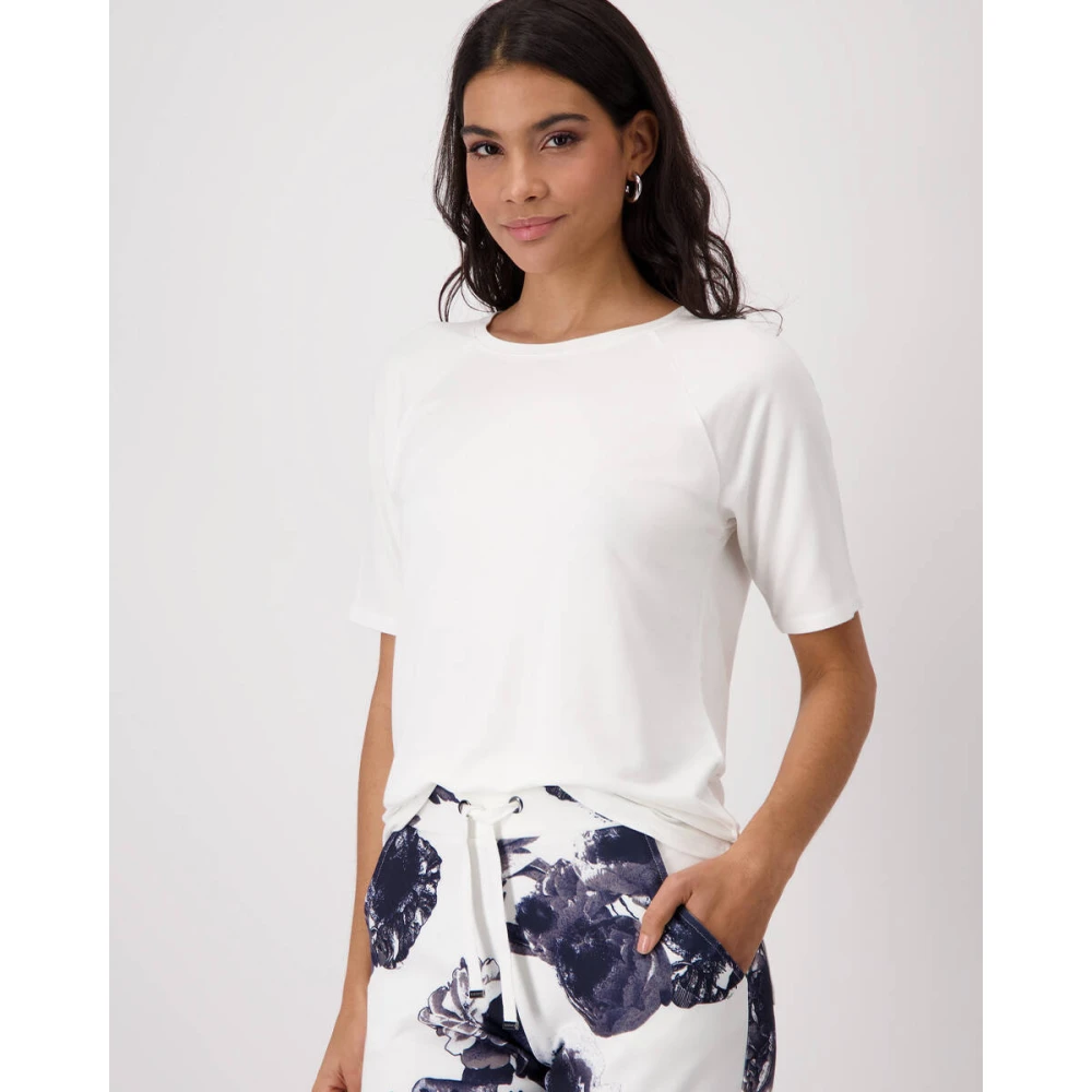 monari Stijlvol T-shirt 409372 Beige Dames