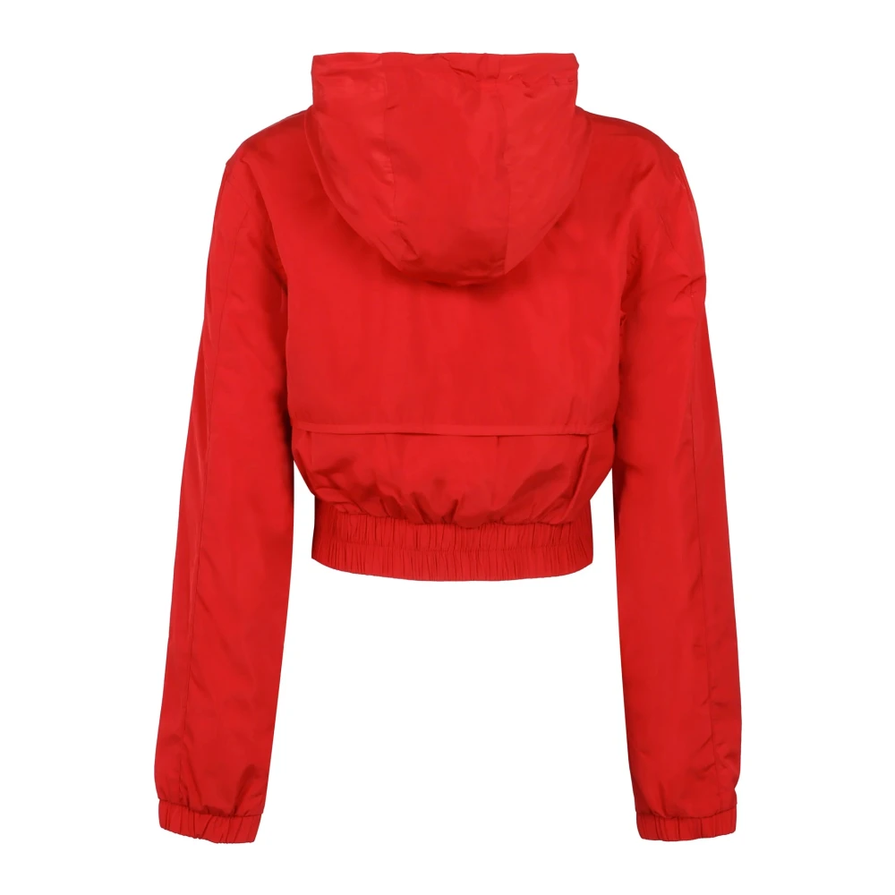 Casablanca Stijlvolle Rode Cropped Sweatshirt Red Dames