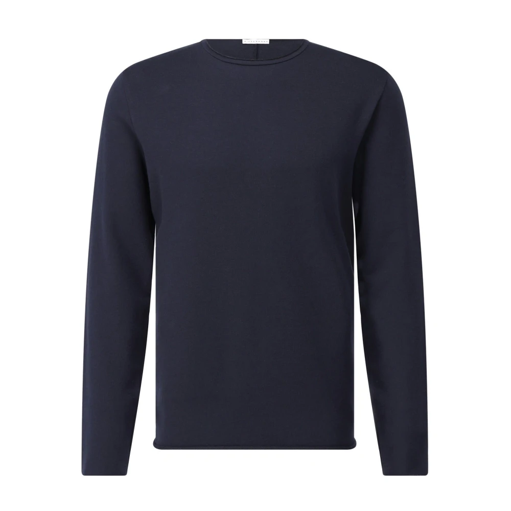 Kiefermann Katoenen Shirt Lange Mouw Blue Heren