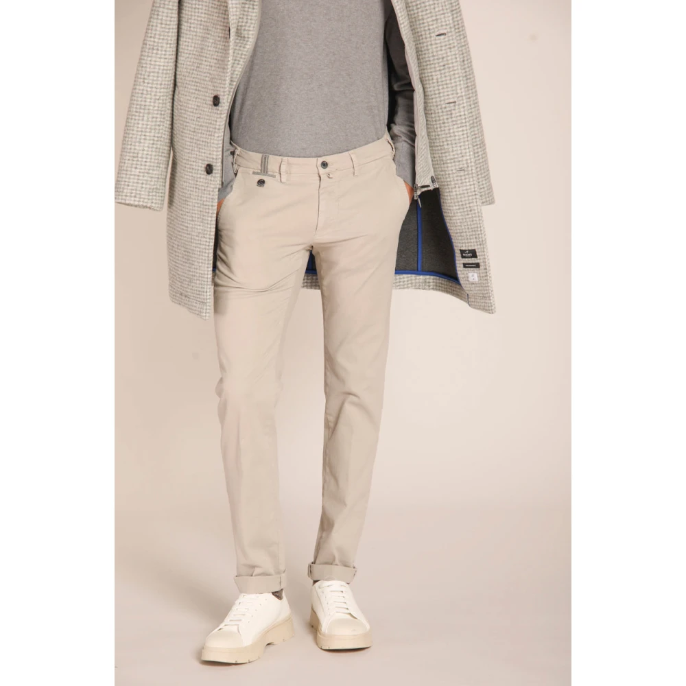 Mason's Slim Fit Chino Broek Prestige Torino Gray Heren