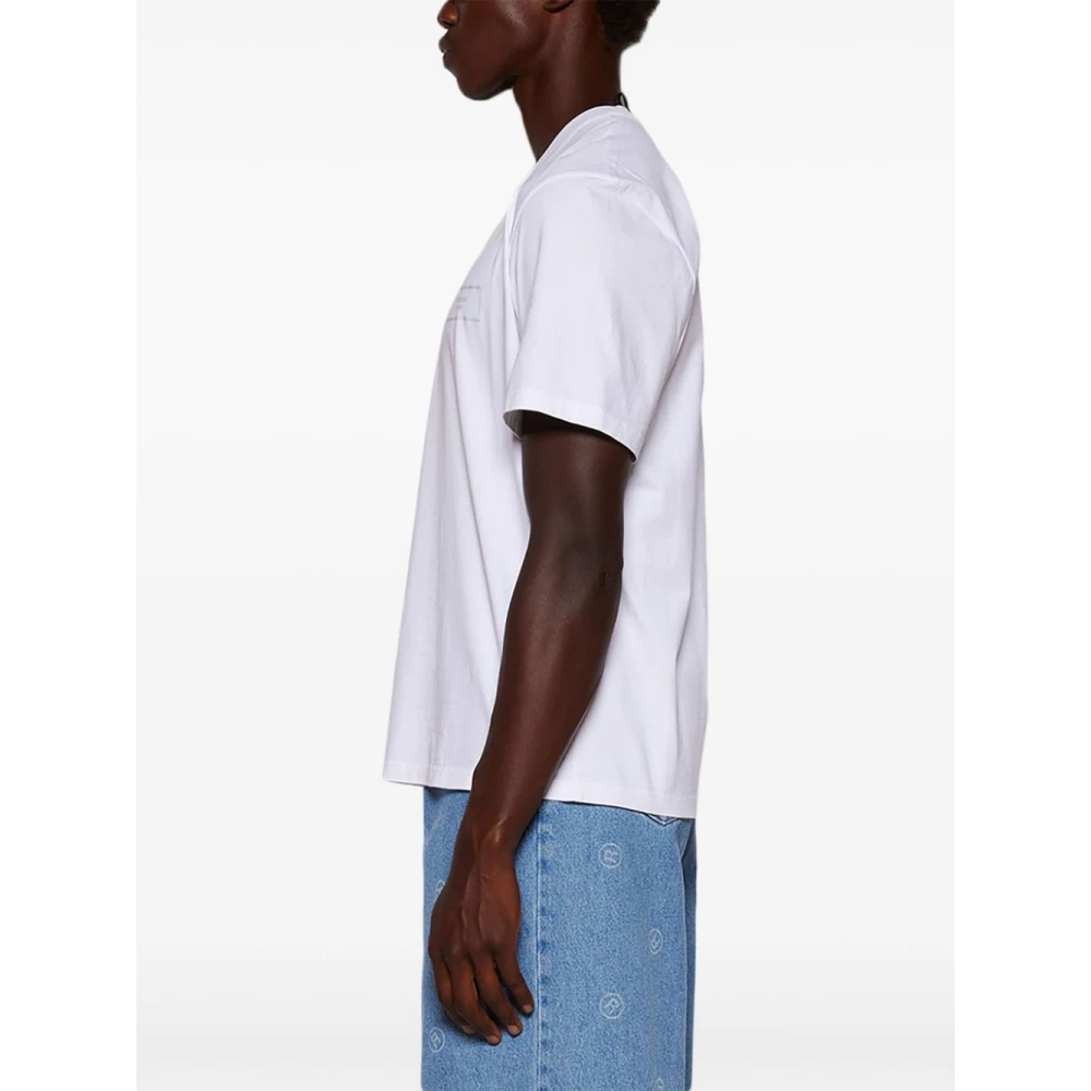 Martine Rose Katoenen Crew Neck T-Shirt White Heren