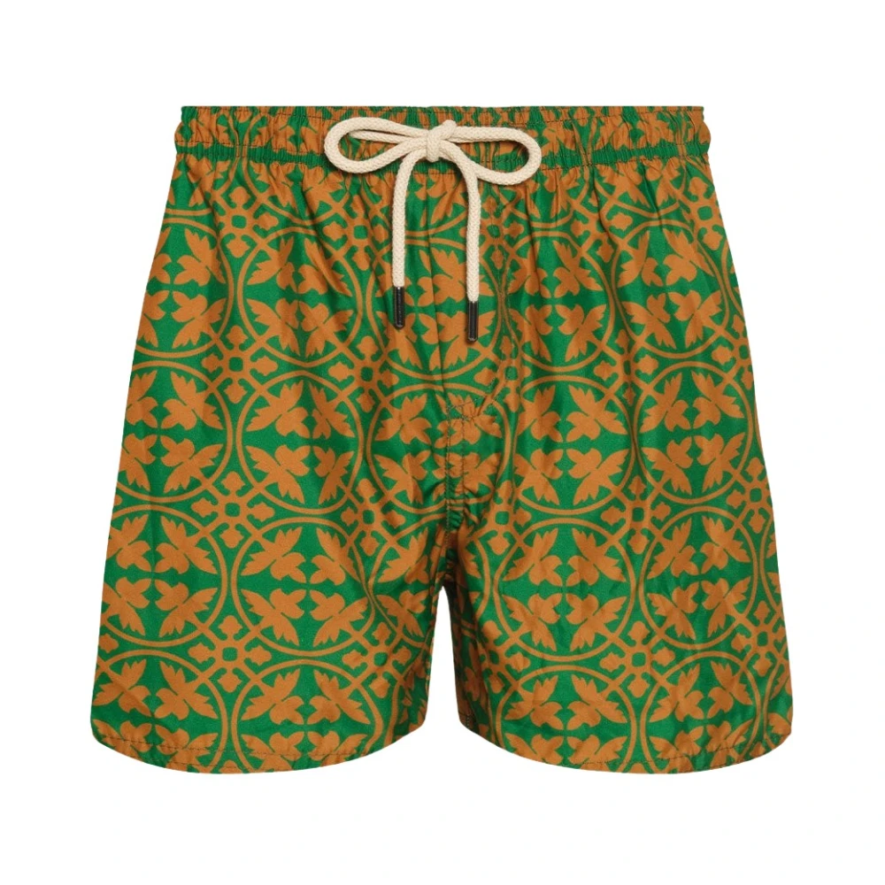 Peninsula Green Mediterranean Style Swim Shorts - Male - Beachwear - L - Swimwear