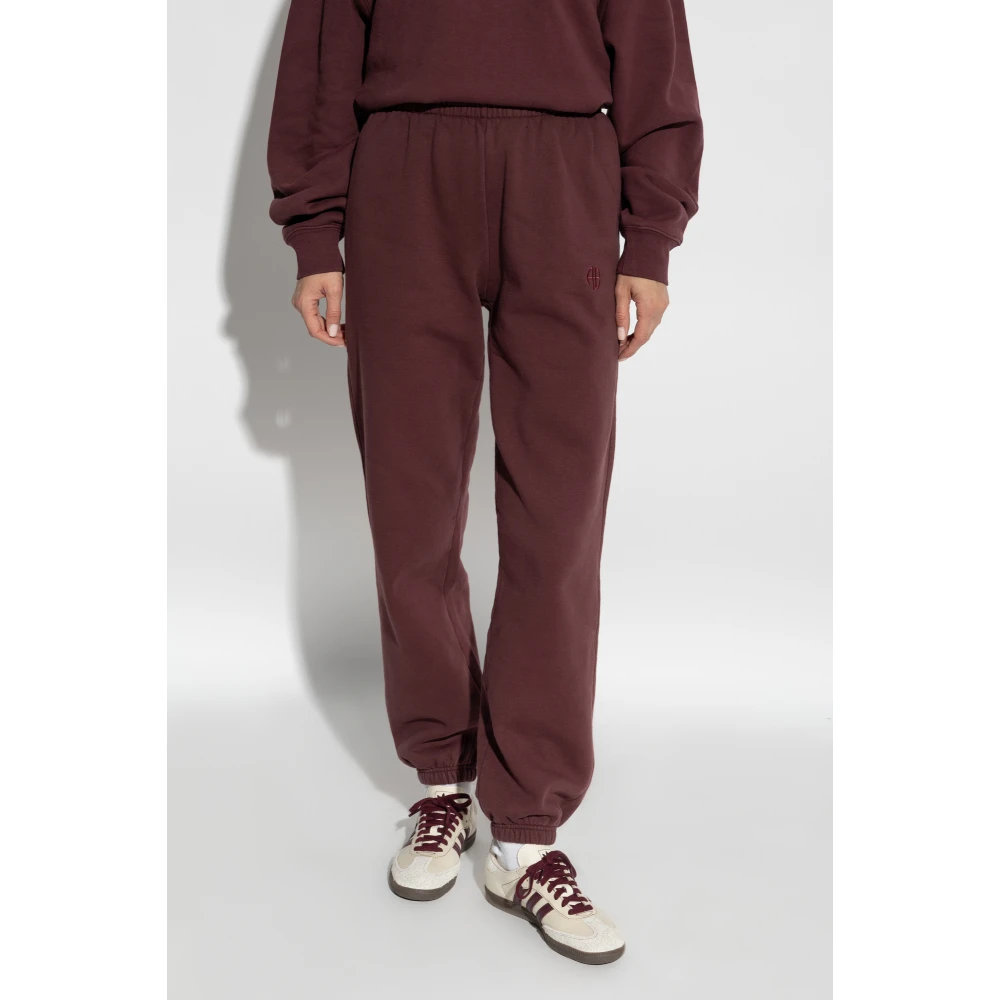 Anine Bing Sweatpants Karter Red Dames