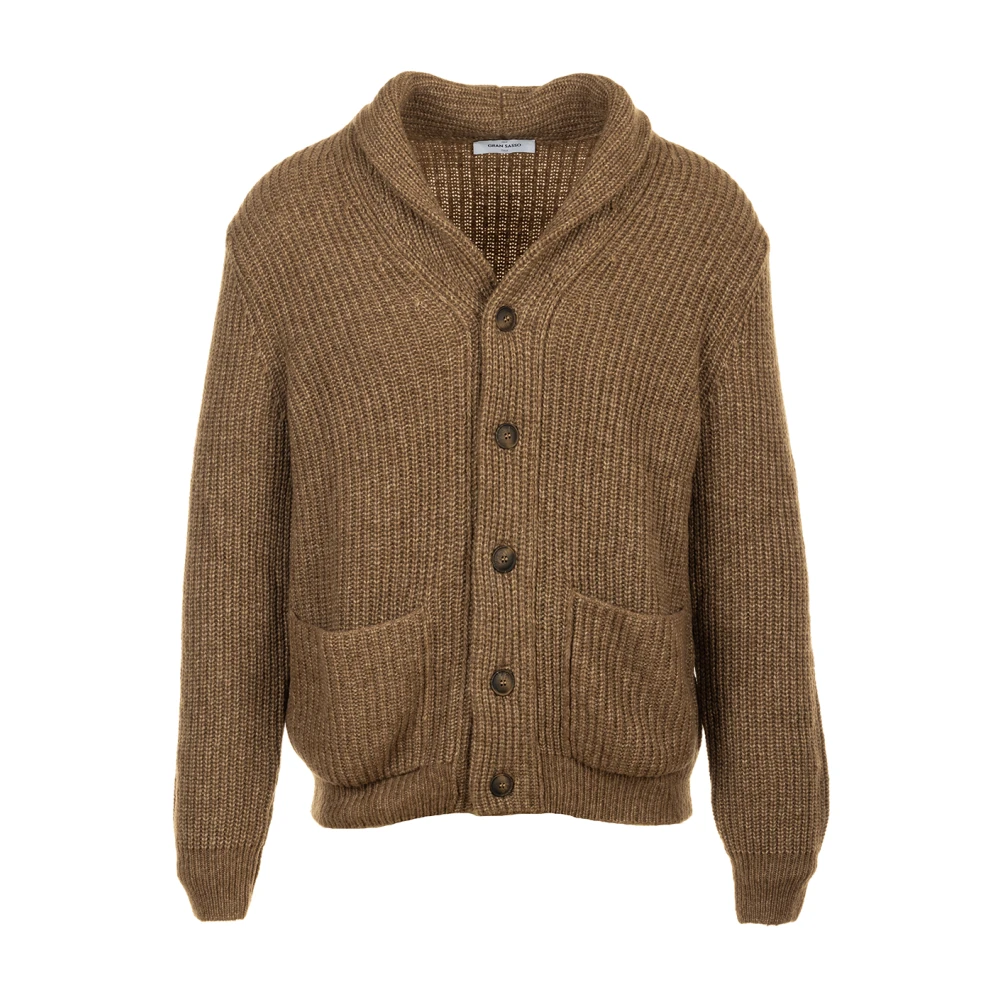 Gran Sasso Bruine Cardigan Sweaters Brown Heren