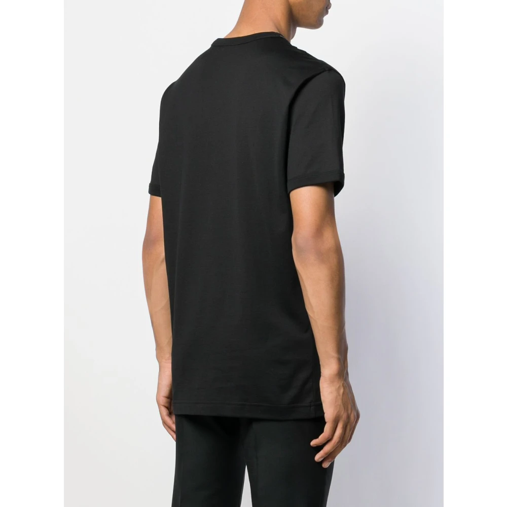 Dolce & Gabbana Zwarte T-shirt voor mannen Aw24 Black Heren